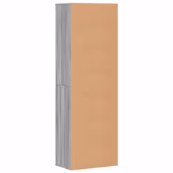vidaXL Highboard Sideboard Cabinet Side Cupboard Grey Sonoma Engineered Wood - Additional view 4