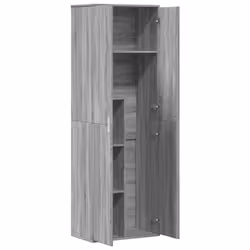 vidaXL Highboard Sideboard Cabinet Side Cupboard Grey Sonoma Engineered Wood - Additional view 5
