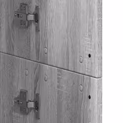 vidaXL Highboard Sideboard Cabinet Side Cupboard Grey Sonoma Engineered Wood - Additional view 7