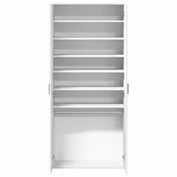 vidaXL Shoe Cabinet Shoe Storage Cupboard Shoe Rack White Engineered Wood - Additional view 5
