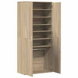 vidaXL Shoe Cabinet Shoe Storage Cupboard Shoe Rack Sonoma Oak Engineered Wood - Additional view 6