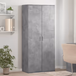 vidaXL Shoe Cabinet Shoe Storage Rack Cupboard Concrete Grey Engineered Wood