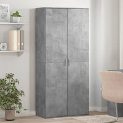 vidaXL Shoe Cabinet Shoe Storage Rack Cupboard Concrete Grey Engineered Wood