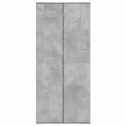vidaXL Shoe Cabinet Shoe Storage Rack Cupboard Concrete Grey Engineered Wood