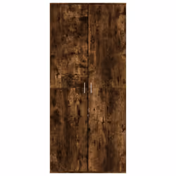 vidaXL Shoe Cabinet Shoe Storage Rack Cupboard Smoked Oak Engineered Wood