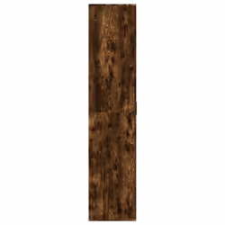 vidaXL Shoe Cabinet Shoe Storage Rack Cupboard Smoked Oak Engineered Wood