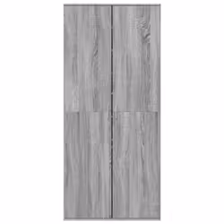 vidaXL Shoe Cabinet Grey Sonoma 80x39x178 cm Engineered Wood - Additional view 2