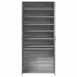 vidaXL Shoe Cabinet Grey Sonoma 80x39x178 cm Engineered Wood - Additional view 5