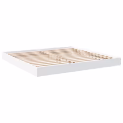 vidaXL Bed Frame Home Bed Base Bedstead Brown Oak 140x190 cm Engineered Wood - white, 180 x 200 cm/ 17 cm - Additional view 5