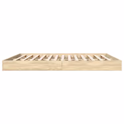 vidaXL Bed Frame Home Bed Base Bedstead Brown Oak 140x190 cm Engineered Wood - sonoma oak, 180 x 200 cm/ 17 cm - Additional view 4
