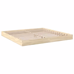 vidaXL Bed Frame Home Bed Base Bedstead Brown Oak 140x190 cm Engineered Wood - sonoma oak, 180 x 200 cm/ 17 cm - Additional view 5