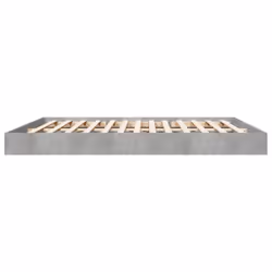 vidaXL Bed Frame Bedroom Bed Base Bedstead White 120x200 cm Engineered Wood - concrete grey, 180 x 200 cm/ 17 cm - Additional view 4