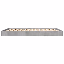 vidaXL Bed Frame Bedroom Bed Base Bedstead White 120x200 cm Engineered Wood - concrete grey, 160 x 200 cm/ 17 cm - Additional view 4