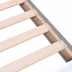 vidaXL Bed Frame Home Bed Base Bedstead Brown Oak 140x190 cm Engineered Wood - white, 140 x 200 cm/ 17 cm - Additional view 6