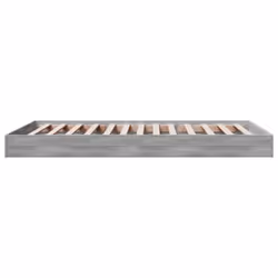 vidaXL Bed Frame Bed Base Sonoma Oak 75x190 cm Small Single Engineered Wood - grey sonoma, 100 x 200 cm/ 17 cm - Additional view 4