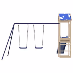vidaXL Outdoor Playset Garden Playhouse Kids Playground Impregnated Wood Pine - solid pine wood - Additional view 6