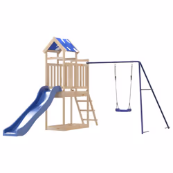 VidaXL Outdoor Playset Solid Wood Pine - Additional view 4