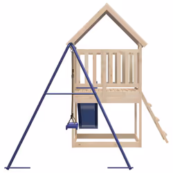 vidaXL Outdoor Playset Garden Playhouse Playground Equipment Solid Wood Pine - solid pine wood - Additional view 4