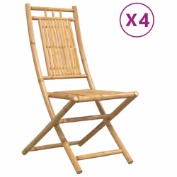 VidaXL 3278511, Terrace, Padded seat, Bamboo, 43 cm