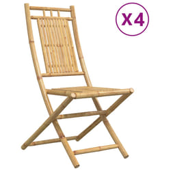 VidaXL 3278513 outdoor chair Terrace Padded seat Bamboo