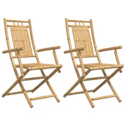 VidaXL 3278514 outdoor chair Terrace Padded seat Bamboo