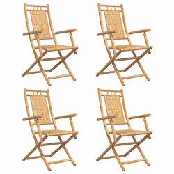 VidaXL 3278515 outdoor chair Terrace Padded seat Bamboo - Additional view 4