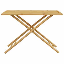vidaXL Garden Dining Set 5 Piece Outdoor Dining Table and Chair Set Bamboo - Additional view 4