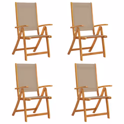 VidaXL 3279244, Terrace, Padded seat, Acacia wood, Fabric, Taupe, 110 kg, 570 mm