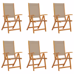 VidaXL 3279245, Terrace, Padded seat, Acacia wood, Fabric, Taupe, 110 kg, 570 mm
