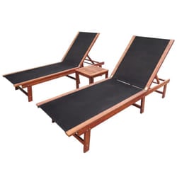 VidaXL 3279247 outdoor chair Lounge Padded seat Acacia wood