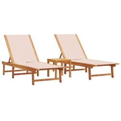 VidaXL 3279252 outdoor chair Lounge Padded seat Acacia wood