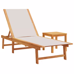 VidaXL 3279253 outdoor chair Lounge Padded seat Acacia wood - Additional view 4