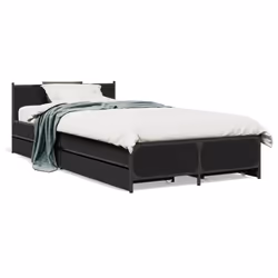 VidaXL 3279972, Black, 78 cm, 193 cm, 56.5 cm, 750 x 1900 mm, 14 cm