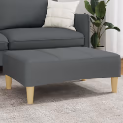 vidaXL Footstool Dark Gray 30.3x21.7x12.2 Fabric