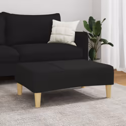vidaXL Footstool Black 30.3x21.7x12.2 Fabric