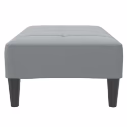 vidaXL Footstool Living Room Footrest Ottoman Sofa Stool Light Grey Fabric - Additional view 4