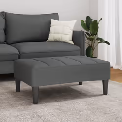 vidaXL Footstool Dark Gray 30.3x21.7x12.2 Fabric