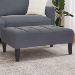 vidaXL Footstool Dark Gray 30.3x21.7x12.2 Velvet