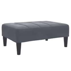 vidaXL Footstool Dark Gray 30.3x21.7x12.2 Velvet