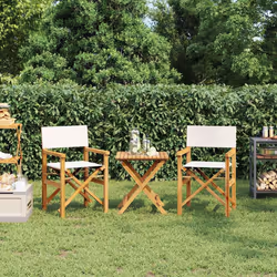VidaXL 4008512 outdoor chair Terrace Polyester, Teak