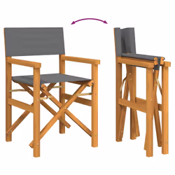 VidaXL 4008512 outdoor chair Terrace Polyester, Teak - Additional view 7