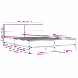 VidaXL 3280002 bed frame - Additional view 8