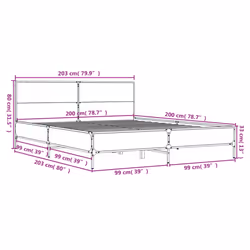 VidaXL 3280017 bed frame