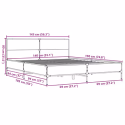 VidaXL 3280032 bed frame - Additional view 8