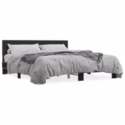 VidaXL 3280177, Black, 183 cm, 2.04 m, 81 cm, 1800 x 2000 mm, 1 pc(s)