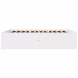 vidaXL Bed Frame Bedroom Bed Base Bedstead White 120x200 cm Engineered Wood - white, 160 x 200 cm/ 45 cm - Additional view 4