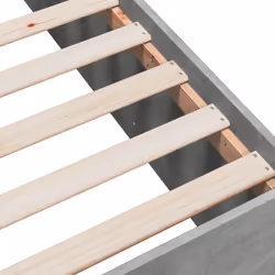 vidaXL Bed Frame Bed Base Sonoma Oak 75x190 cm Small Single Engineered Wood - concrete grey, 90 x 190 cm/ 45 cm - Additional view 6
