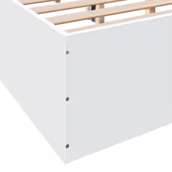 vidaXL Bed Frame Home Bed Base Bedstead Brown Oak 140x190 cm Engineered Wood - white, 150 x 200 cm/ 35 cm - Additional view 7