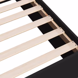 vidaXL Bed Frame Home Bed Base Bedstead Brown Oak 140x190 cm Engineered Wood - black, 150 x 200 cm/ 35 cm - Additional view 6