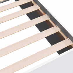 vidaXL Bed Frame Bed Base Sonoma Oak 75x190 cm Small Single Engineered Wood - white, 90 x 190 cm/ 35 cm - Additional view 7